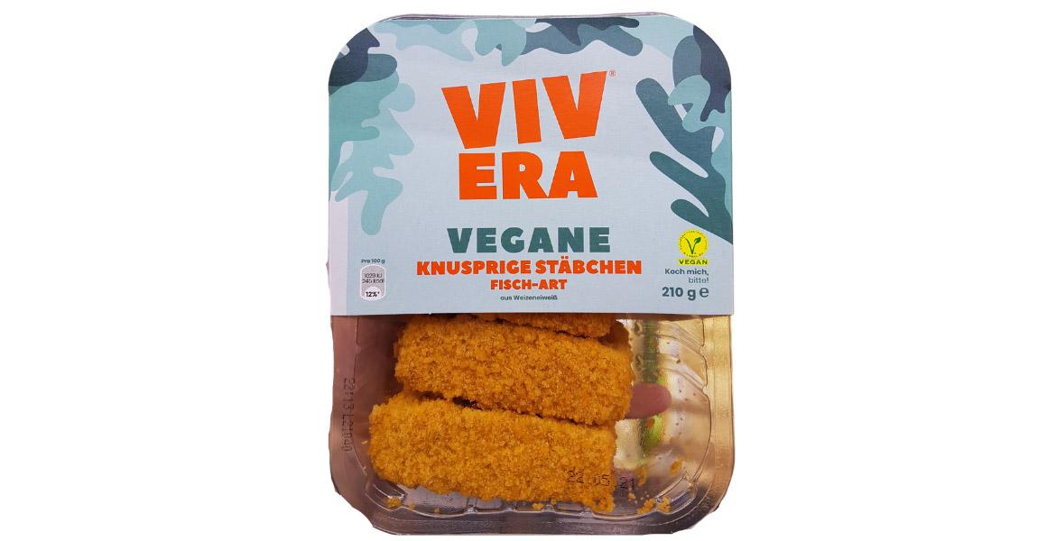 Fisch-Alternativen: Vivera Vegane Knusprige Stäbchen Fisch-Art, Vivera B.V.