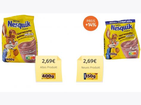 Nestlé Nesquik Original (2024) Alt-Neu-Vergleich