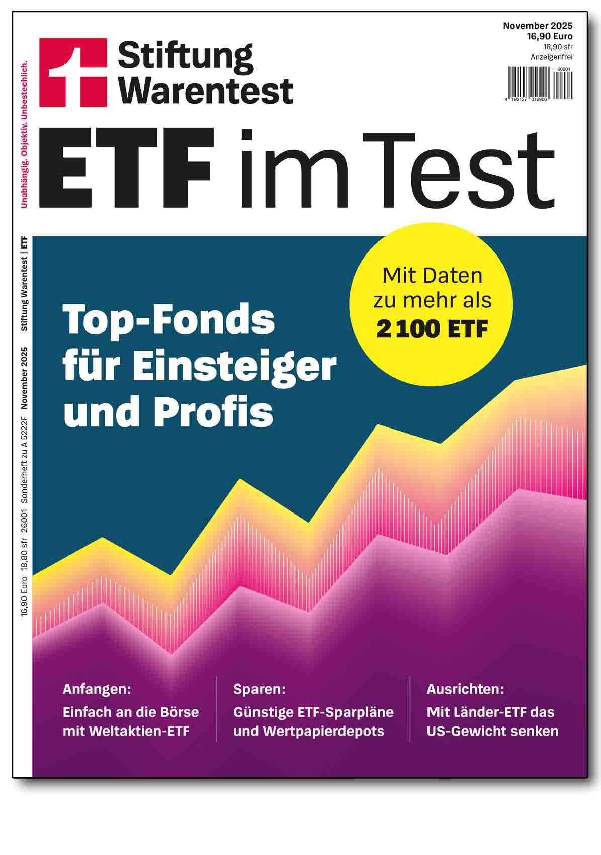 Finanztest Spezialheft: Anlegen mit ETF - Verbraucherzentrale