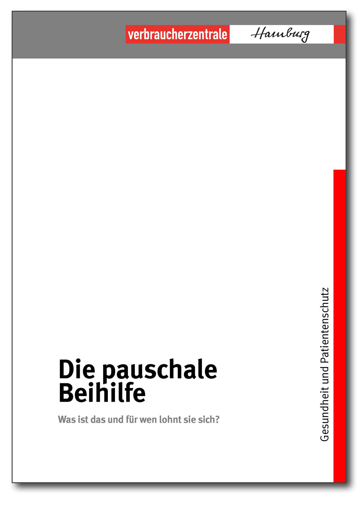 Infobroschüre - Die pauschale Beihilfe - Verbraucherzentrale