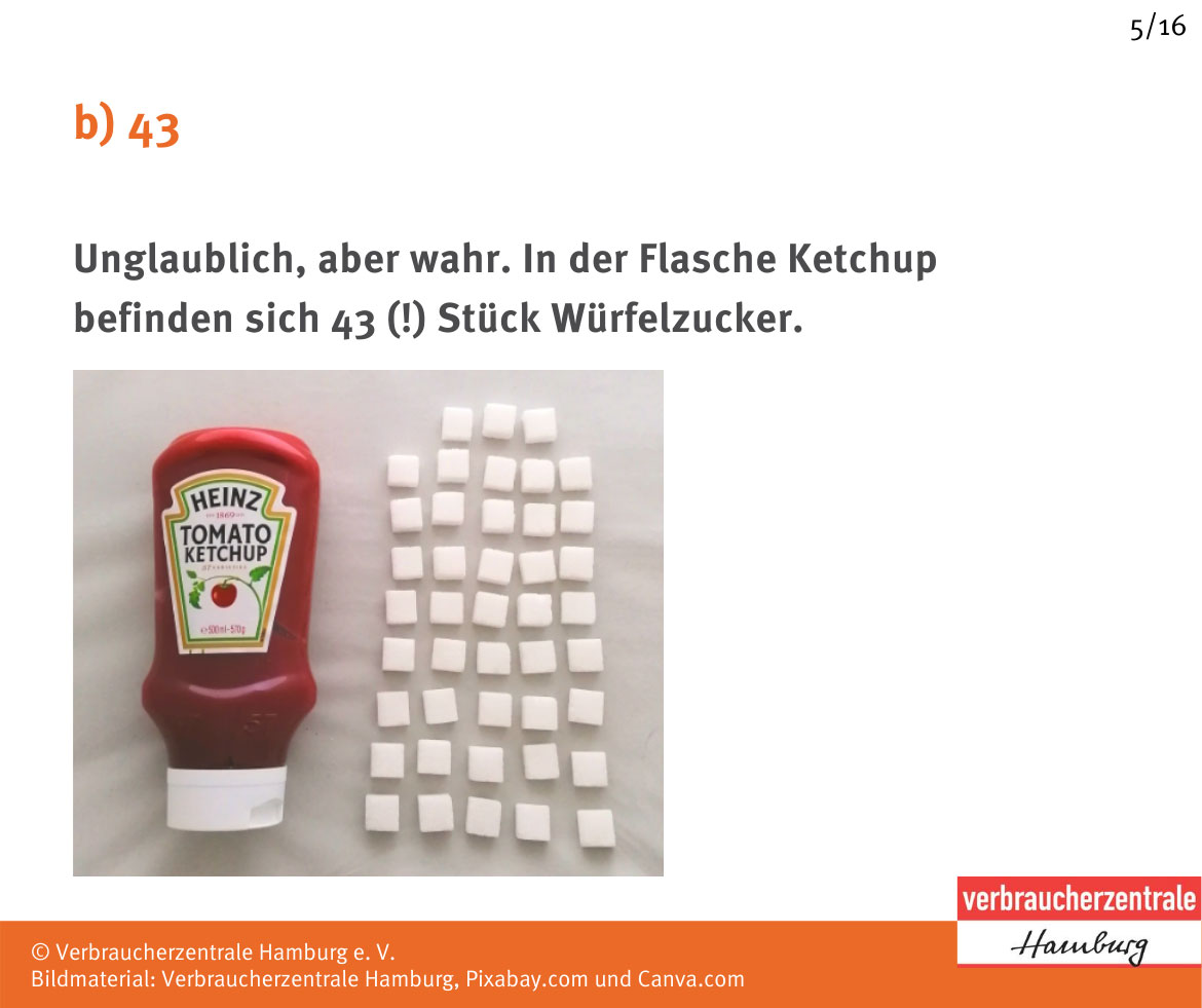 Alles Zucker oder was? Verbraucherzentrale Hamburg