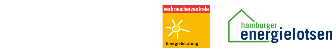 Energieberatung: Förderlogos Energieberatung und Hamburger Energielotsen