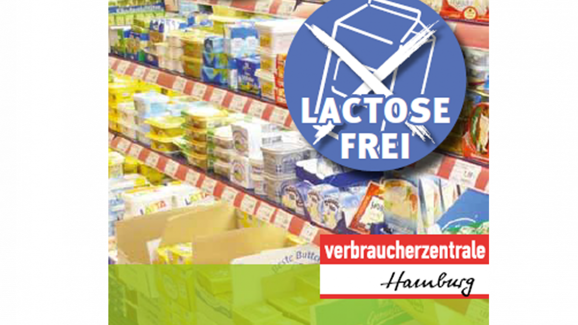 Cover des Faltblatts der Verbraucherzentralen zu laktose- und glutenfreien Produkten