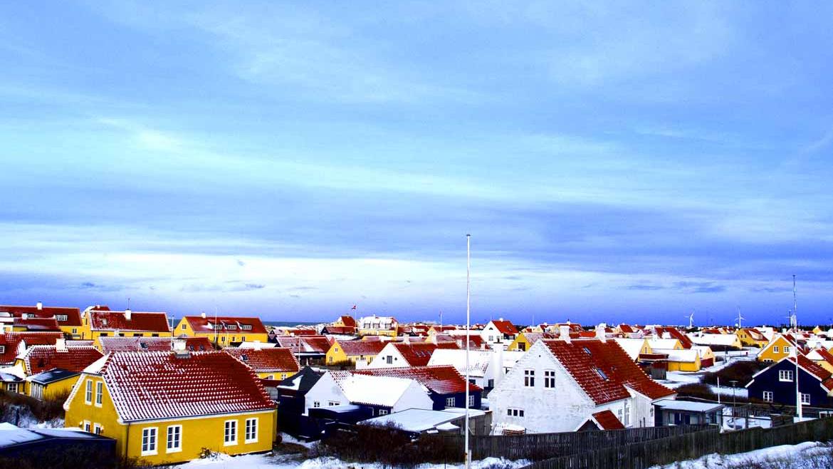 Ferienhaus in Dänemark im Winter