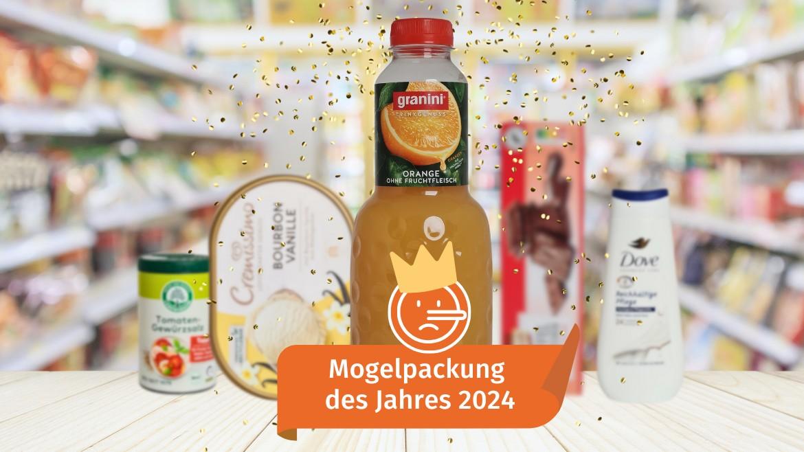 Mogelpackung des Jahres: Sieger 2024 Granini Trinkgenuss Orange von Eckes-Granini
