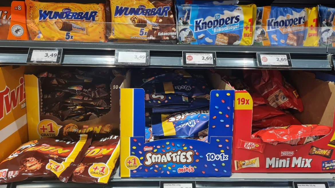 Regalbild:Süßigkeiten von Nestlé