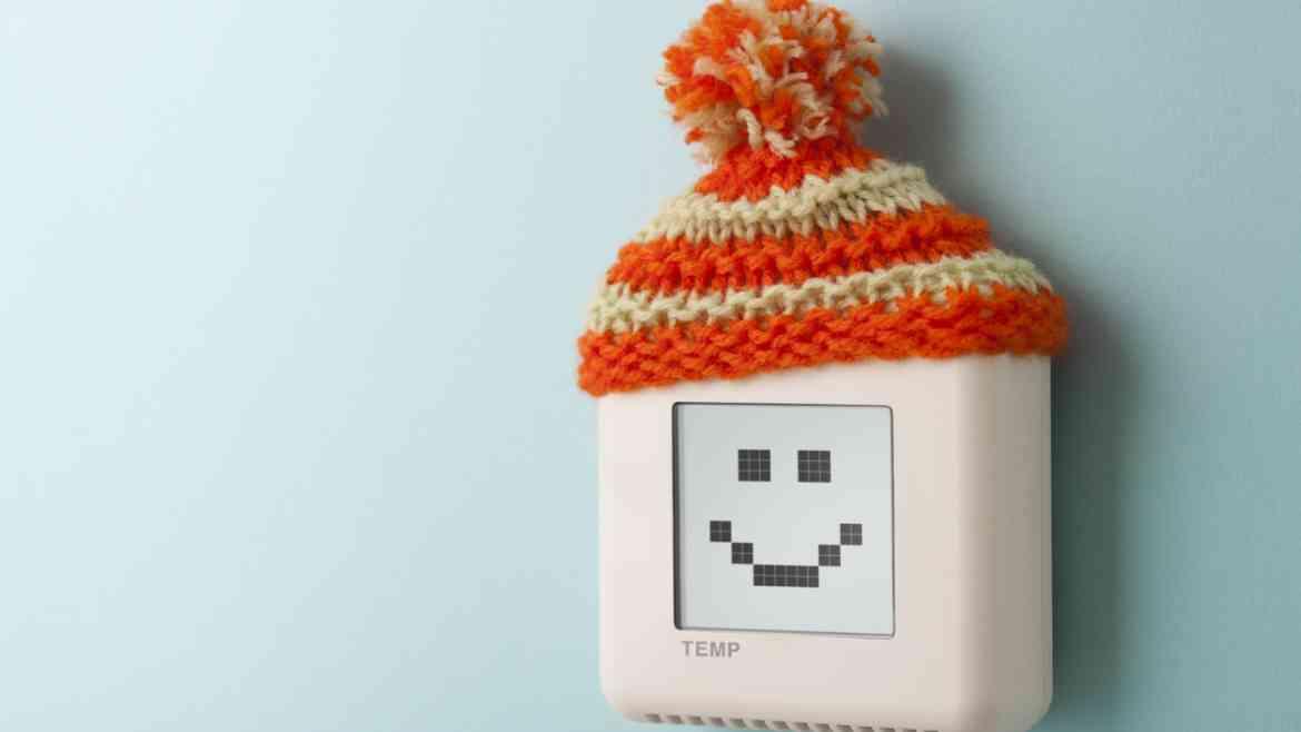 Thermostat mit Pudelmütze 