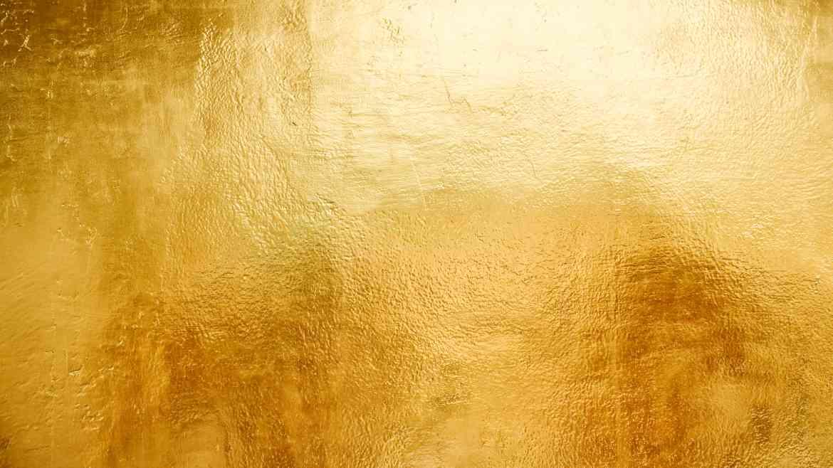 Gold Nahaufnahme Oberfläche 