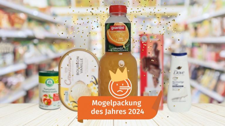 Mogelpackung des Jahres: Sieger 2024 Granini Trinkgenuss Orange von Eckes-Granini