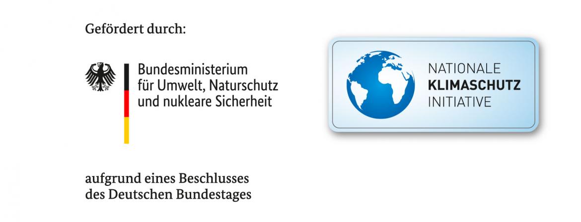 Logo des Bundesumweltministeriums zur Nationalen Klimaschutzinitiative