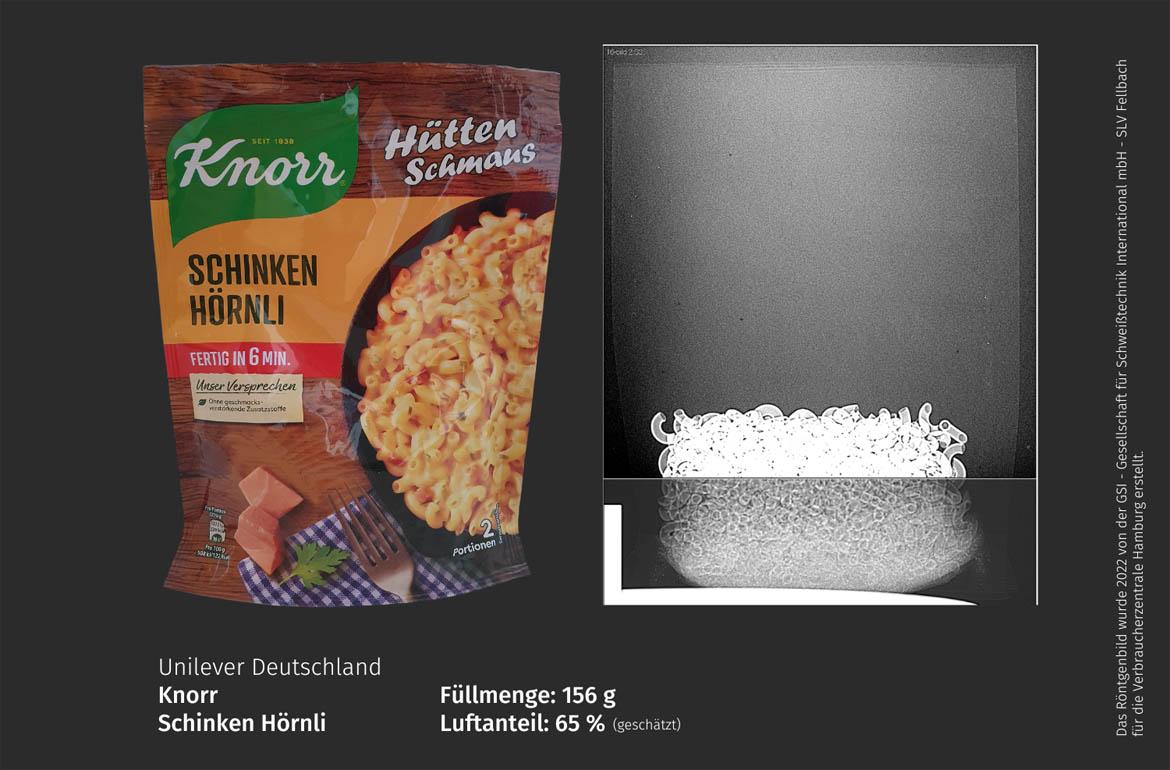 Luftpackungen: Schinken Hörnli von Knorr (2022)