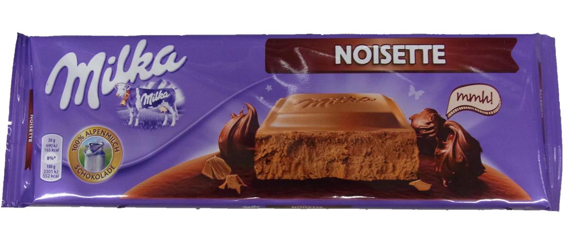 Mogelpackung: Milka Großtafel Noisette