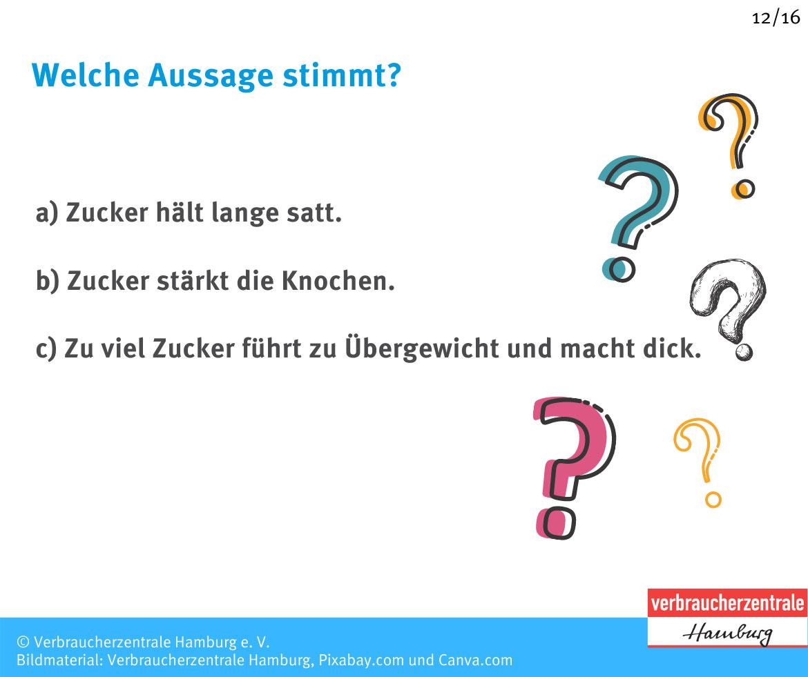 Alles Zucker Oder Was Verbraucherzentrale Hamburg