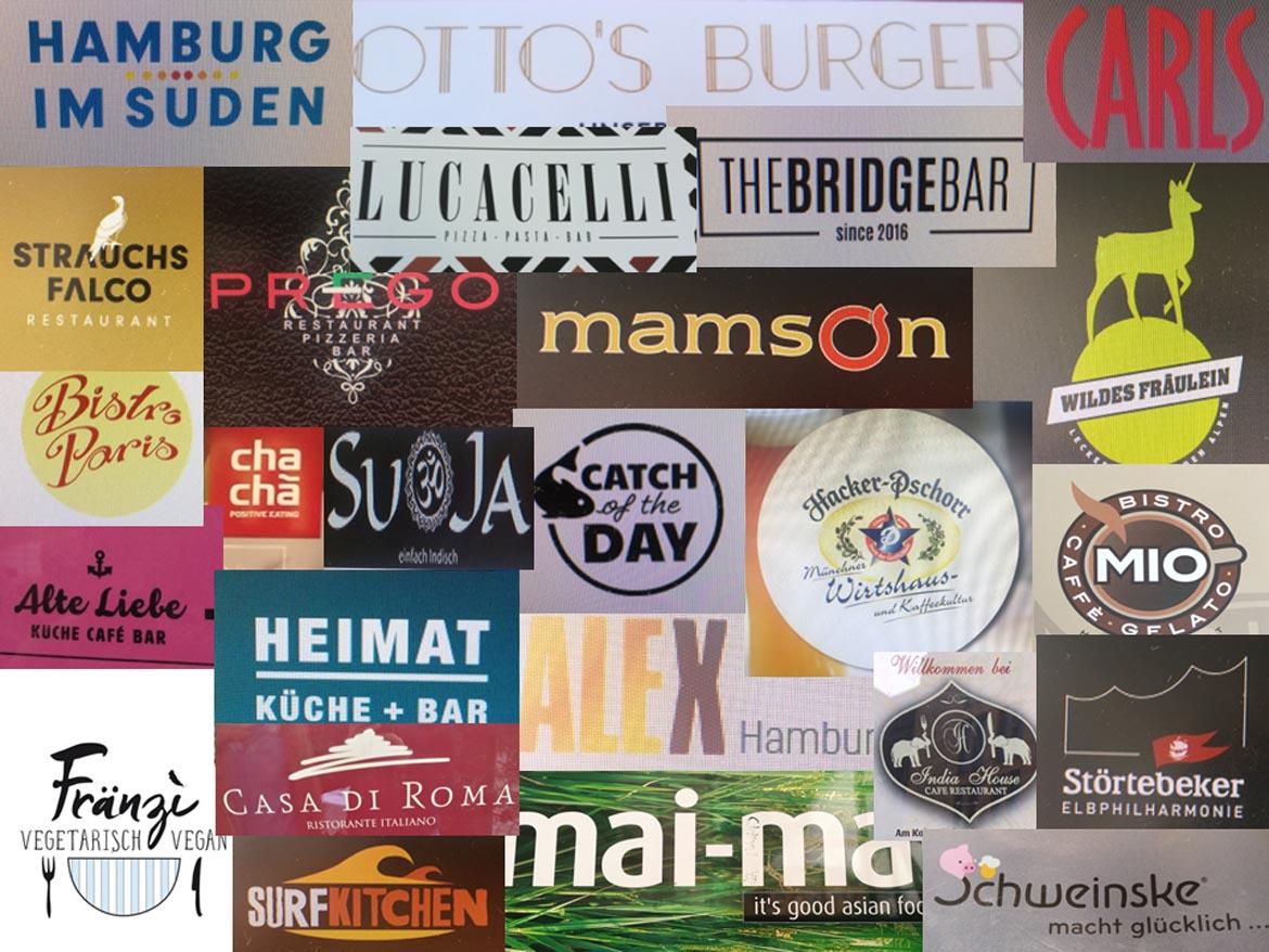 Allergenkennzeichnung in der Gastronomie: Logos von Restaurants und Gaststätten