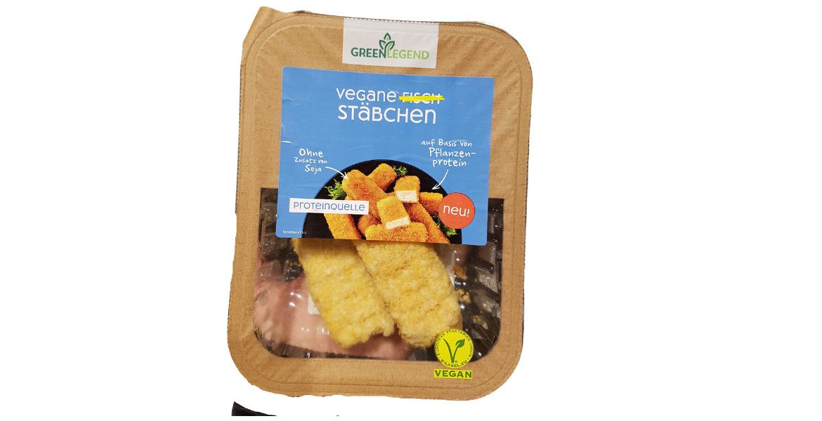 Fisch-Alternativen: Greenlegend Vegane Fisch Stäbchen, Allfein Feinkost GmbH & Co. KG