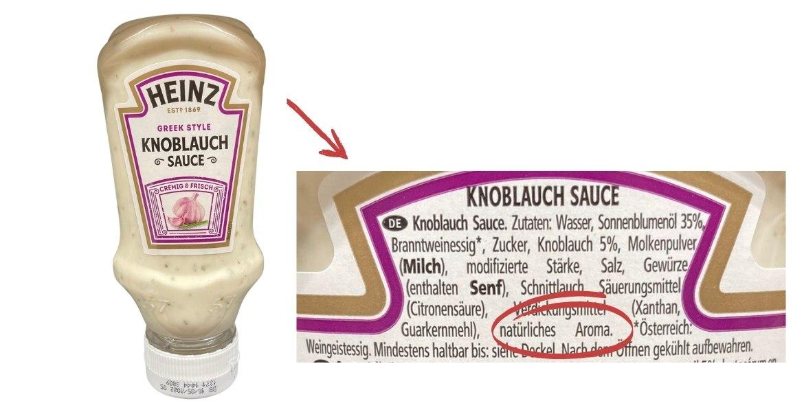 Lebensmittel mit Aroma: Heinz Knoblauchsauce (2021)