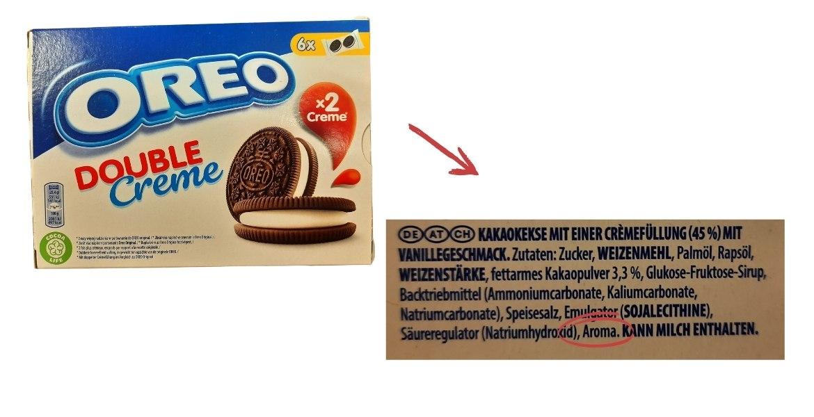 Lebensmittel mit Aroma: Oreo Kekse Double Creme (2021)