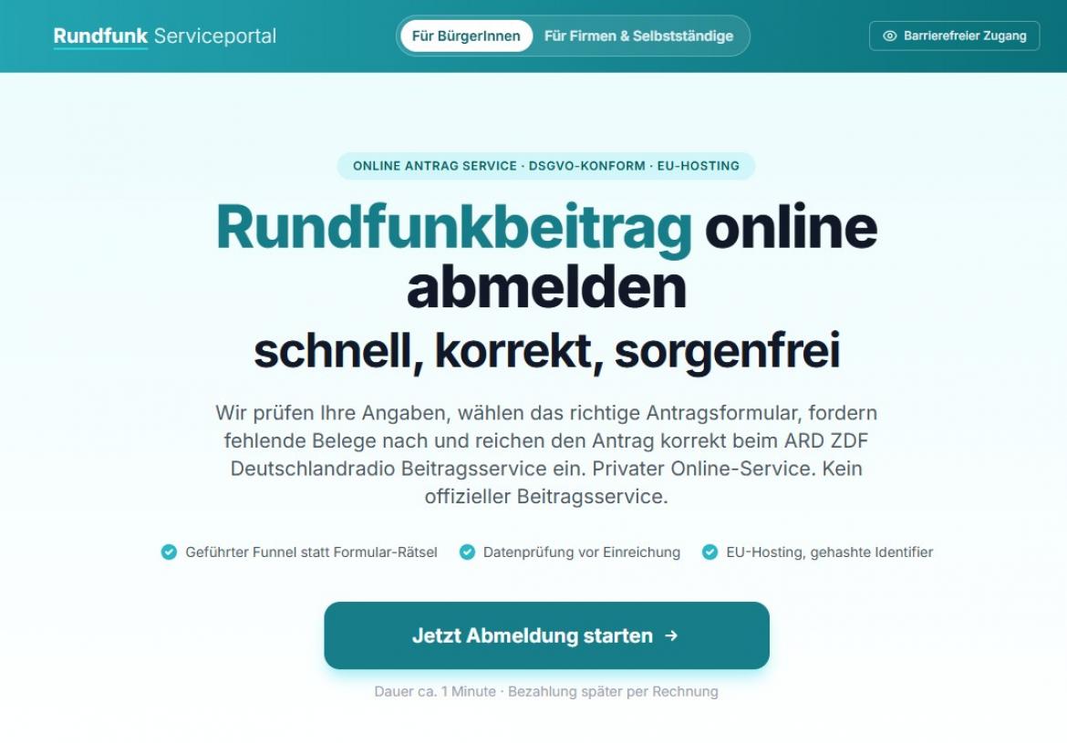 Behörden-Nepp: rundfunkbeitragservices.de (August 2026)
