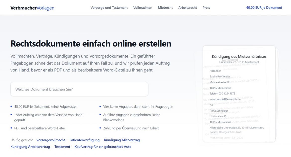 Behörden-Nepp: verbrauchervorlagen.de (2026)