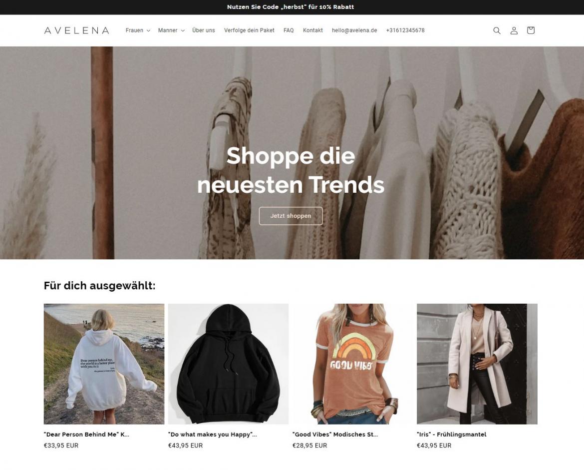 China-Shop: avelena.de (2024)