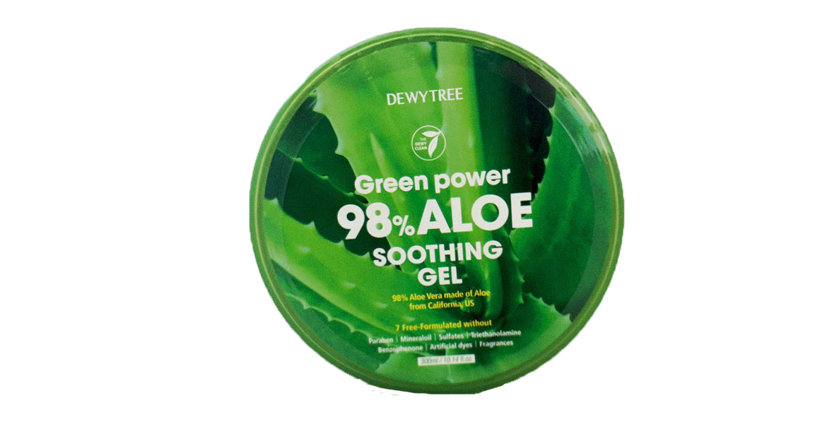 Greenwashing bei Kosmetik: Dewytree Green Power Aloe Soothing Gel