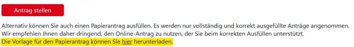 Brennstoffhilfe: Download-Link für Papierantrag 
