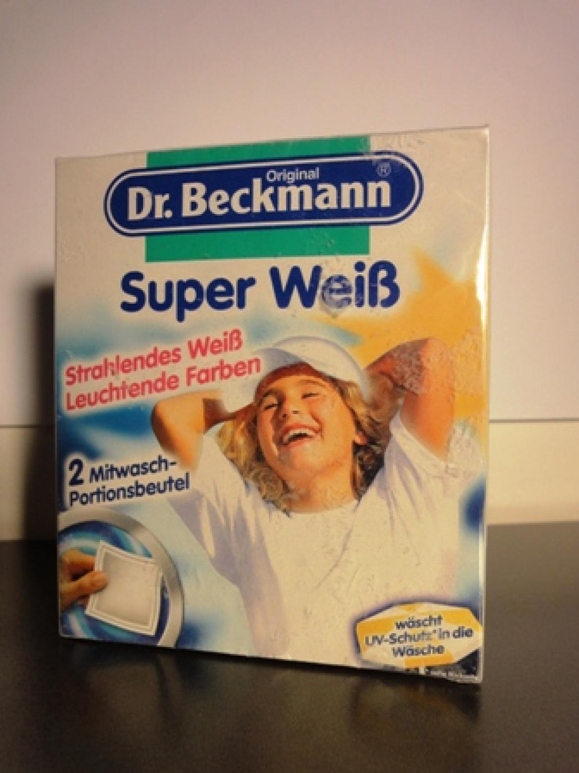 Flasche Dr. Beckmann Super Weiss