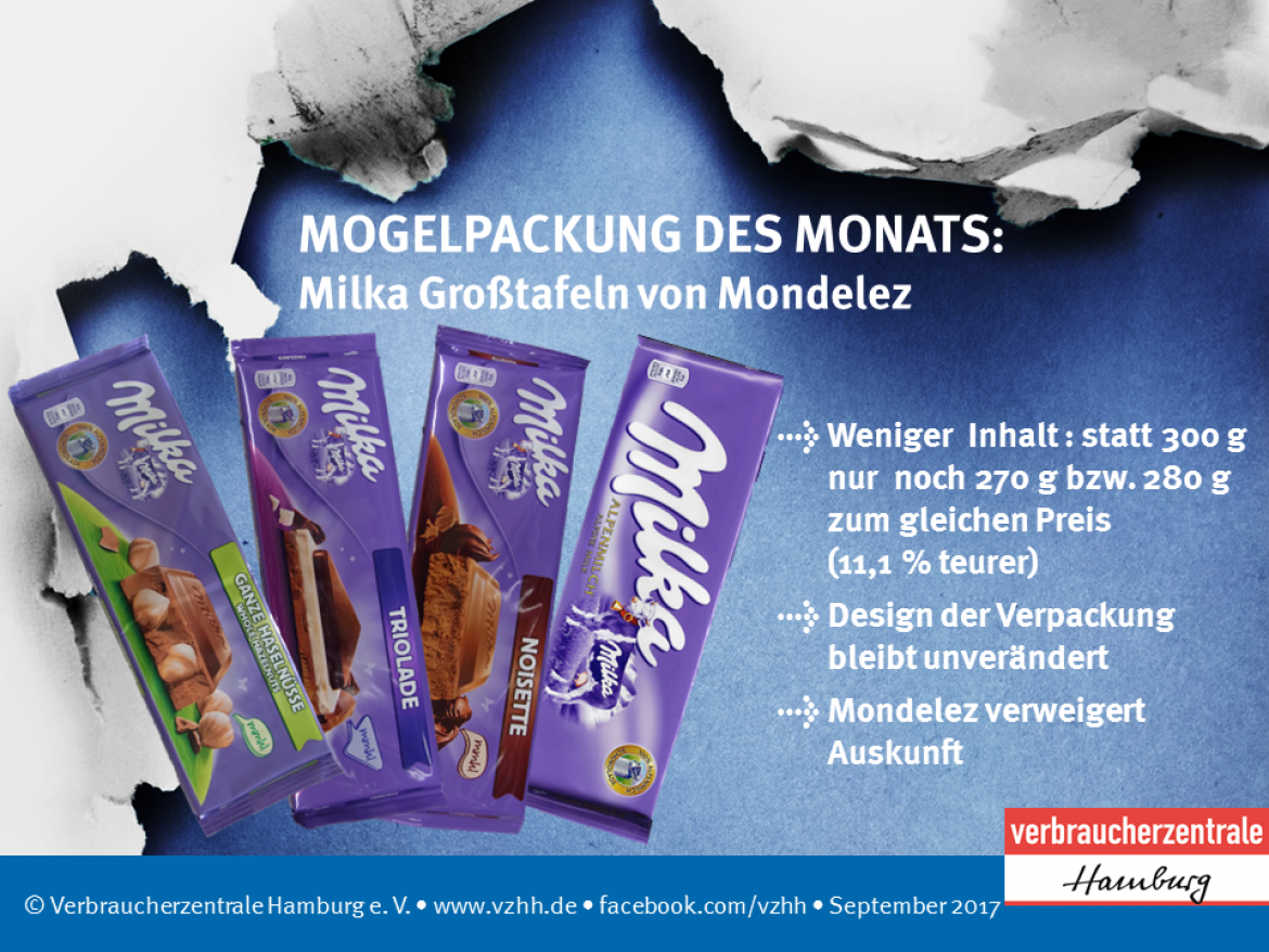 Milka Schrumpft Die Grosstafeln Verbraucherzentrale Hamburg