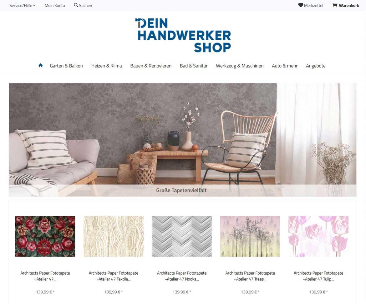 Fake-Shop: deinhandwerkershop.de (2021)