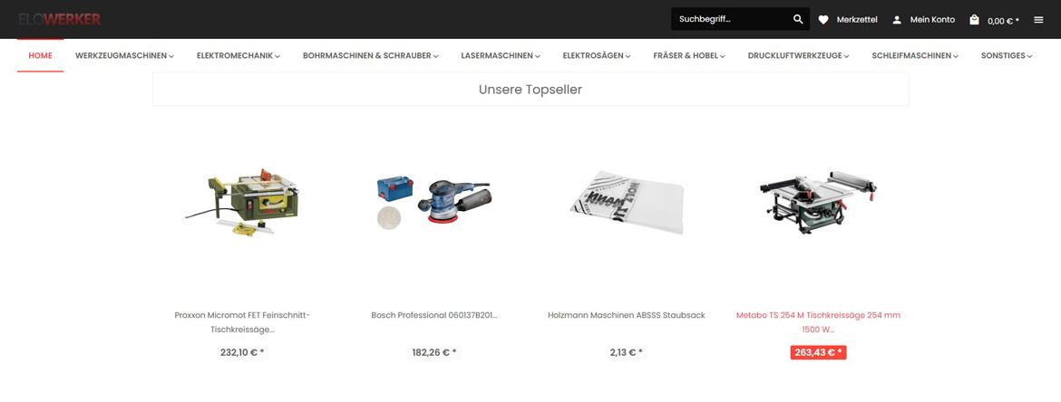 Fake-Shop: elo-werker.com (2021)