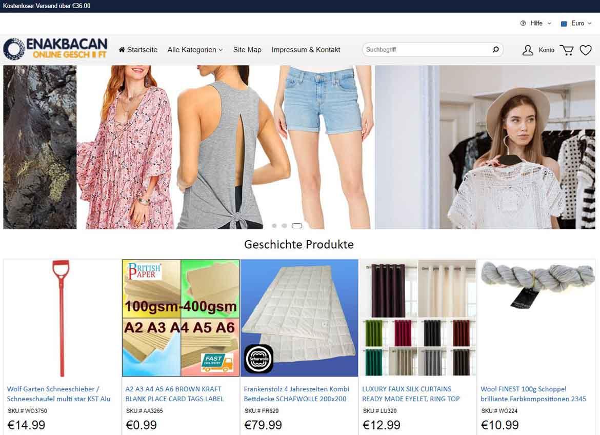 Fake-Shop: enakbacan.com (2021)