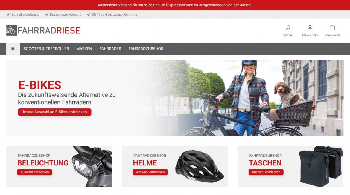 Fake-Shop: fahrradriese.de (2023)