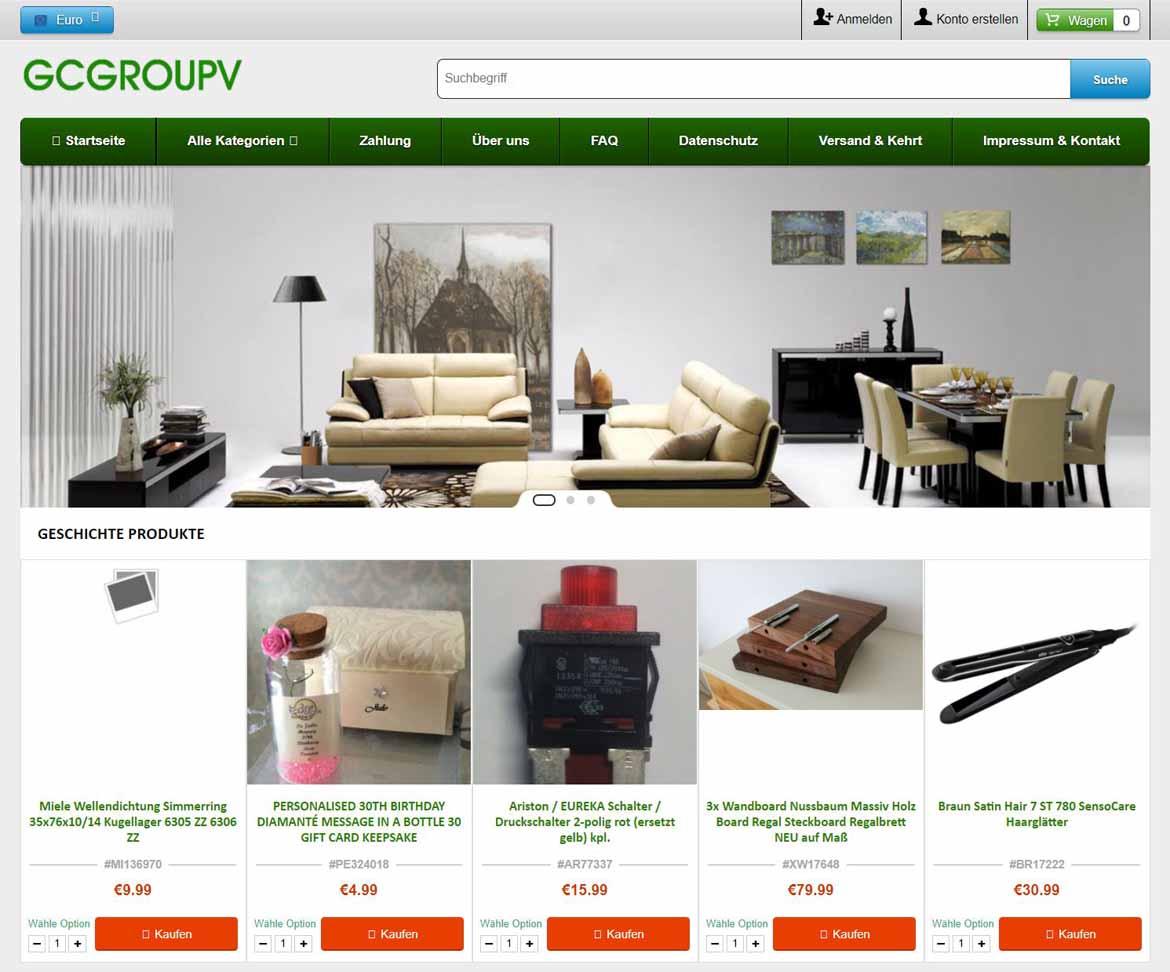 Fake-Shop: gcgroupv.com (2021)