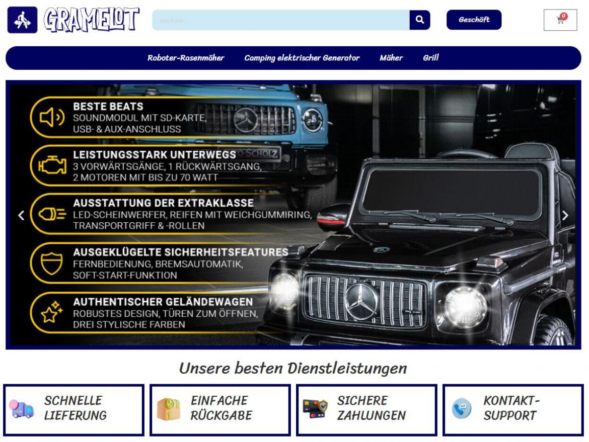Fake-Shop: gramellot.de (2023)