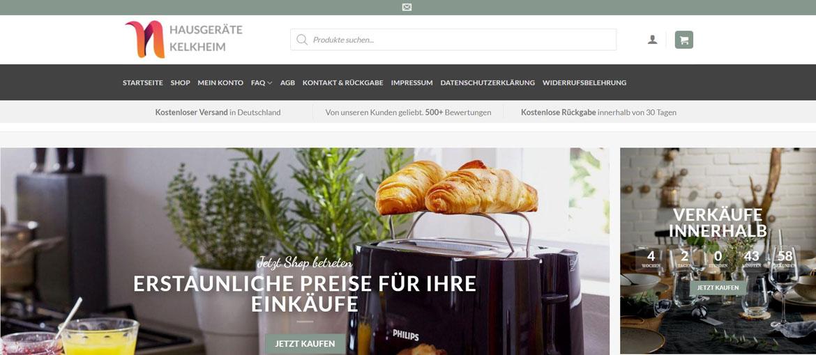 Fake-Shop: hausgerate-center.de (2021)