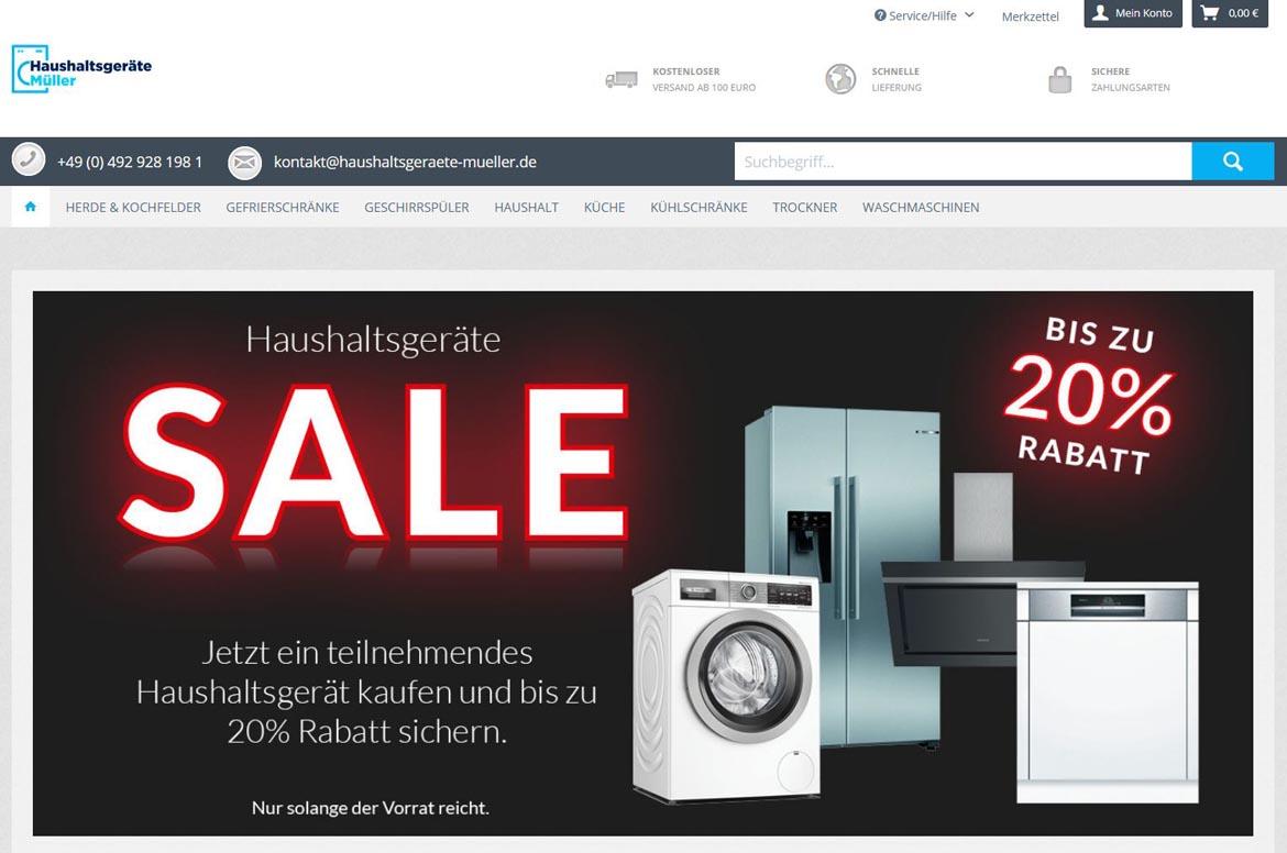 Fake-Shop: haushaltsgeraete-mueller.de (2021)