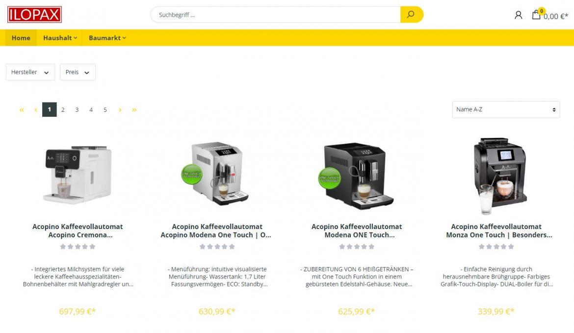 Fake-Shop: ilopax.com (2023)