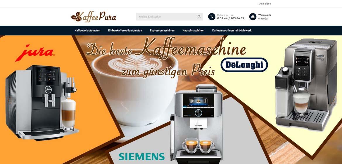 Fake-Shop: kaffeepura.shop (2021)