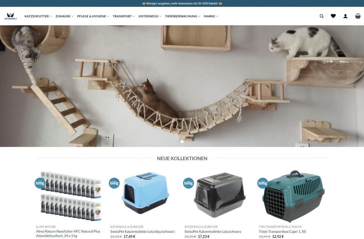 Fake-Shop: katzenweltde.de (2023)