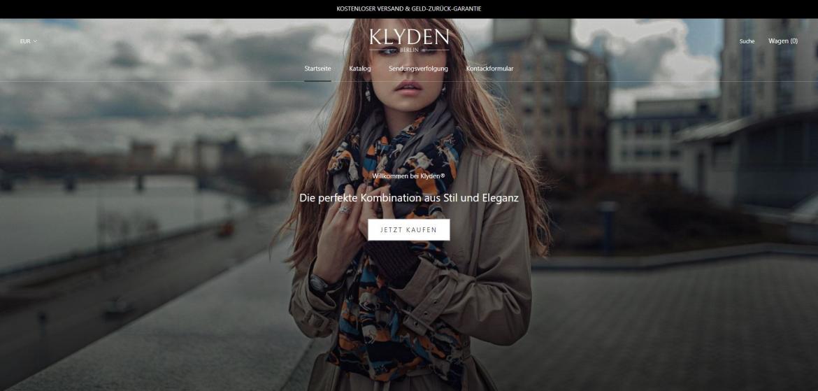 Fake-Shop: klyden.de (2023)