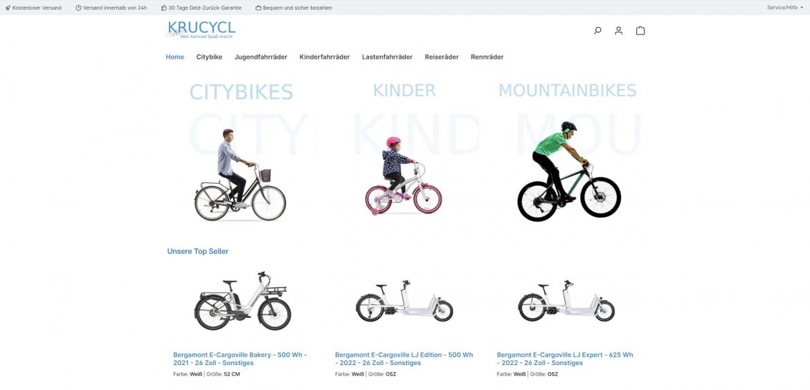 Fake-Shop: krucycl.de (2022)