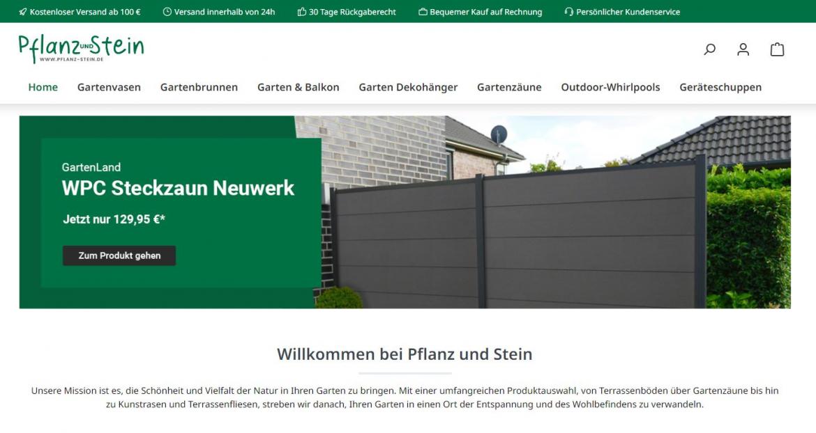 Fake-Shop: pflanz-stein.de (2023)