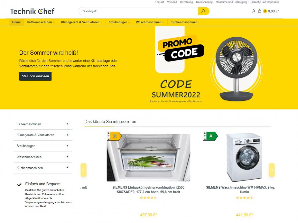 Fake-Shop: technik-chef.de (2022)