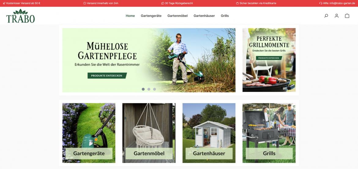Fake-Shop: trabo-garten.de (2023)