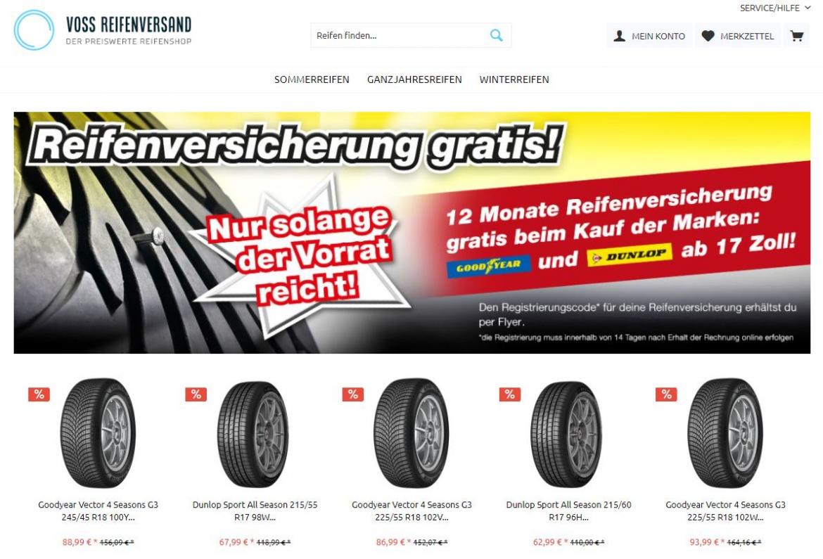 Fake-Shop: voss-reifenversand.com (2023)