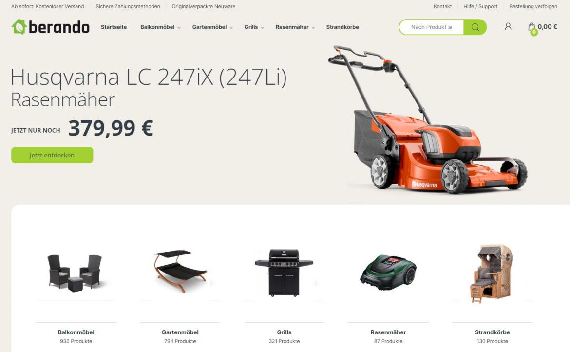 Fake-Shop: berando.de (2022)