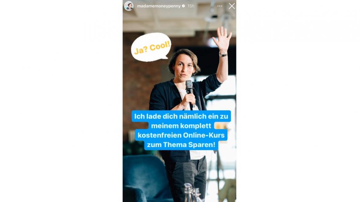Finanzwerbung: Madame Moneypenny (Frauen)