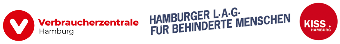 Logos der Organisationen für Patientenbeteiligung in Hamburg
