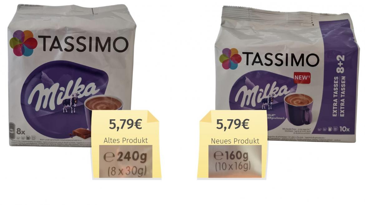 JDE Tassimo Milka Verpackungen (2025) Alt-Neu-Vergleich