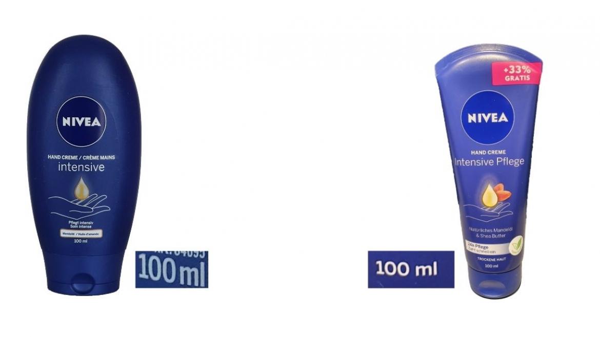 Mogelpackung: Nivea Hand Creme Sensitive Pflege (2021) Gratis-Aktion